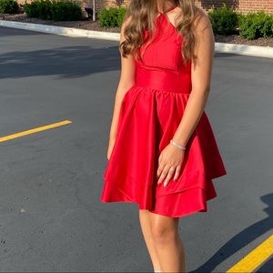 Red dress